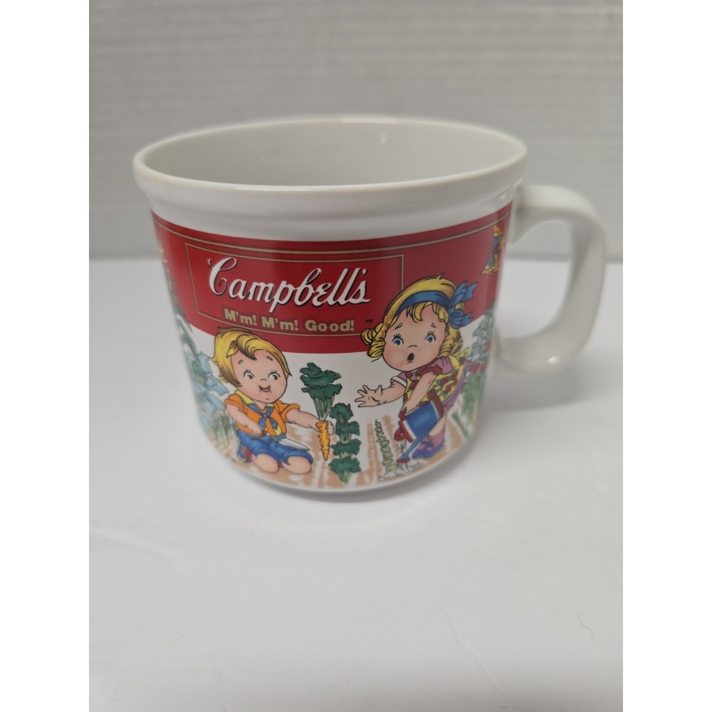 Vintage 1993 Campbell's Soup Coffee Mug Cup M'm! M'm! Good!  Westwood  Garden